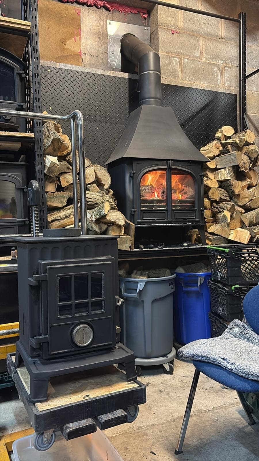 Aga Coalbrookdale Little Wenlock Stove,5kW,, MUTIFUEL, (log,wood+burner) 2