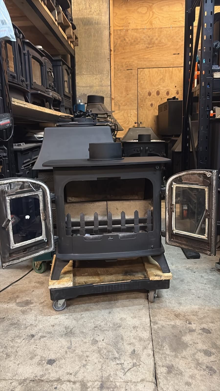 Yeoman EXE Stove 7 Kw, FLAT TOP STOVE, Multifuel,  (log,wood+burner), 🚚🚚 🚚 — view 4