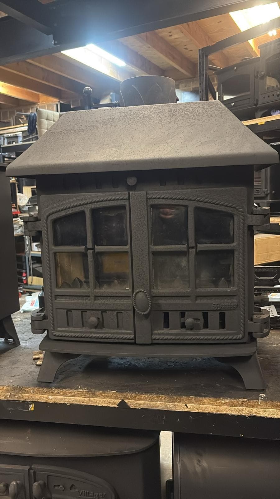 Hunter Herald 8 Stove 8kw, BOILER, MULTIFUEL, (log,wood+burner), , 🚚🚚🚚 4