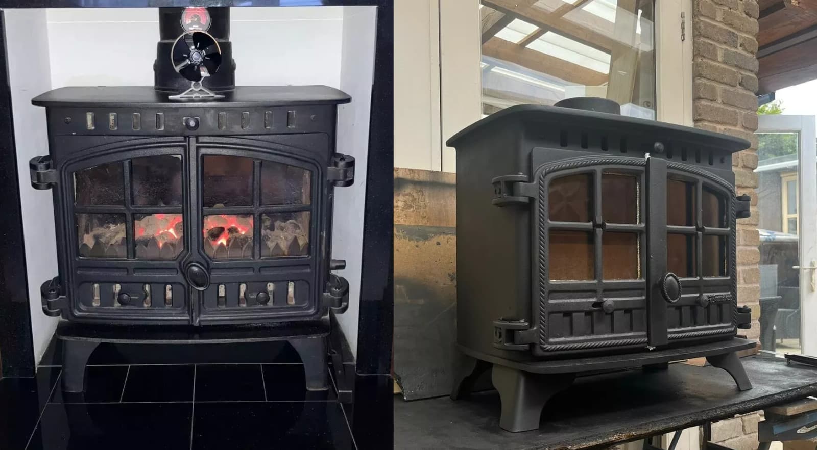 Multifuel Stove (log,wood+burner) Fireplace Refurbishing SERVICE NOT SALE
