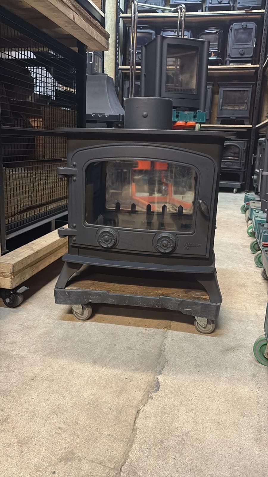 Yeoman Devon Stove 7Kw, DOUBLE SIDED/FRONTED WOODBURNER (log,wood+burner), 🚚🚚 4