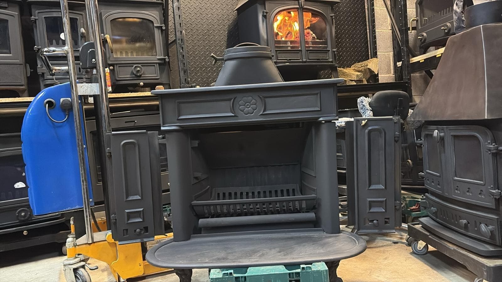 Regency Franklin Stove 10Kw, MULTIFUEL, (log,wood+burner), MEDIUM 75CM 🚚🚚 2
