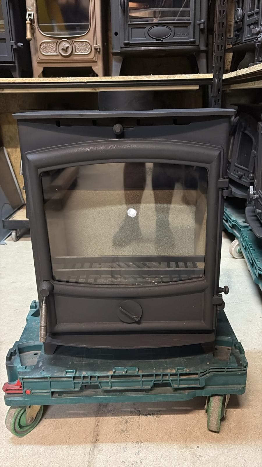 Fireline FX5W Wide Screen 5kW Multi-Fuel Stove  (log,wood+burner), , 🚚🚚🚚