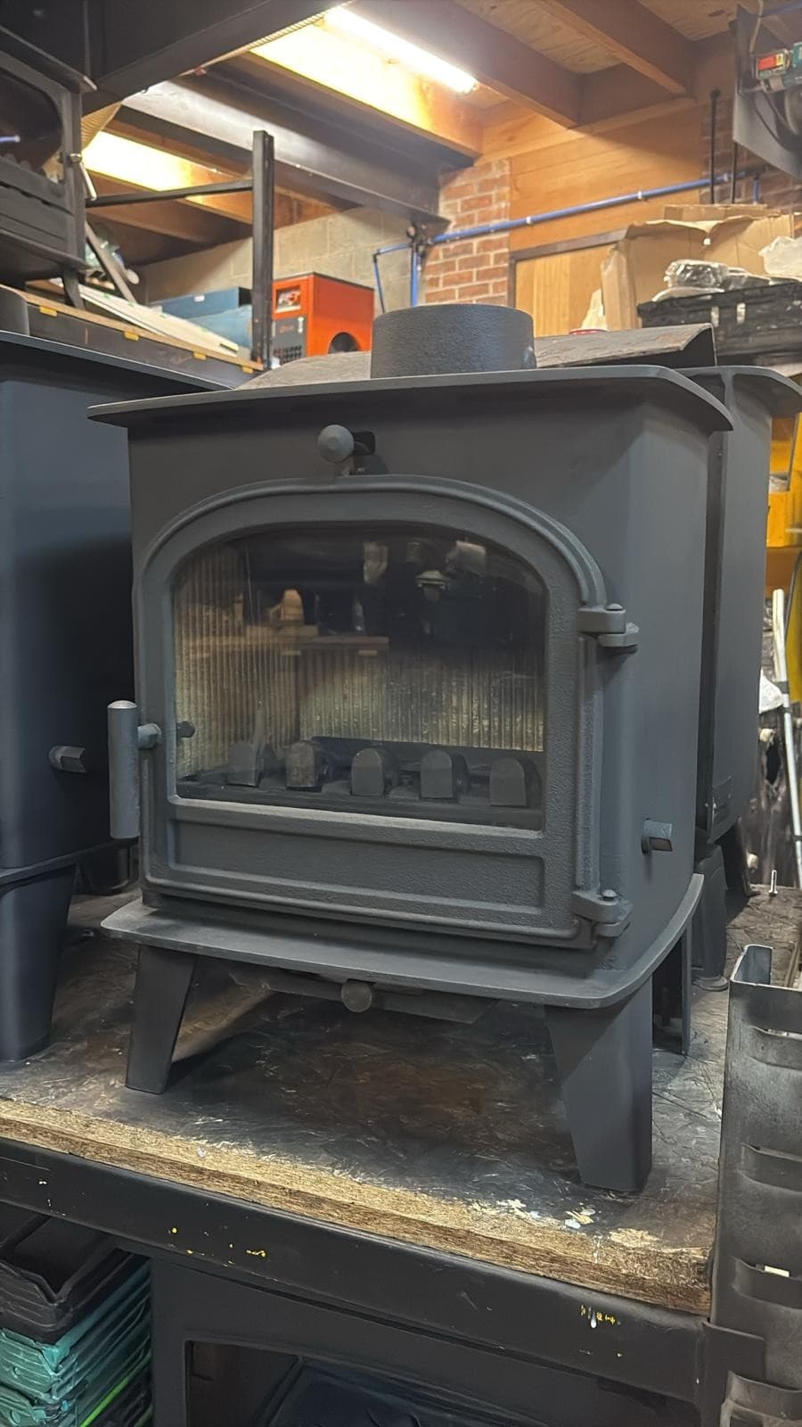 Hunter Cleanburn Lovenholm Stove, MULTIFUEL, (log,wood+burner), DELIVERY 2