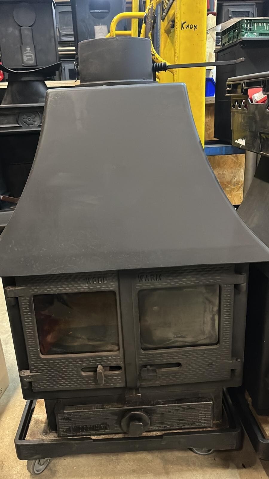 WOODWARM Canopy Stove, 7kW MULTIFUEL, (log,wood+burner), 🚚🚚🚚 3