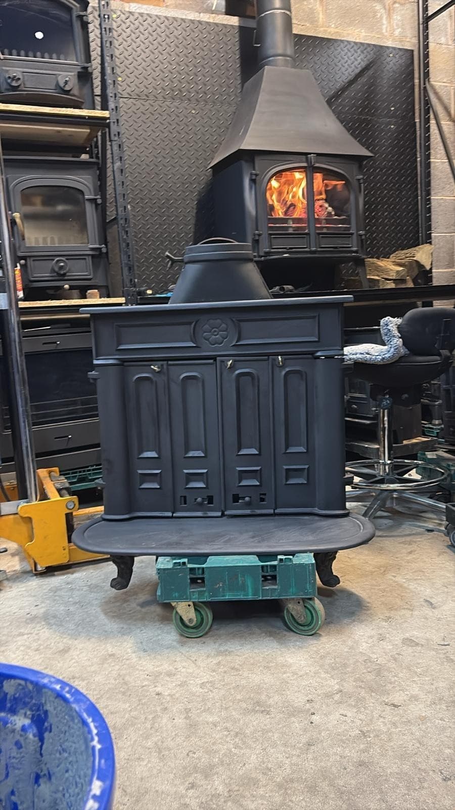 Regency Franklin Stove 10Kw, MULTIFUEL, (log,wood+burner), MEDIUM 75CM 🚚🚚 4