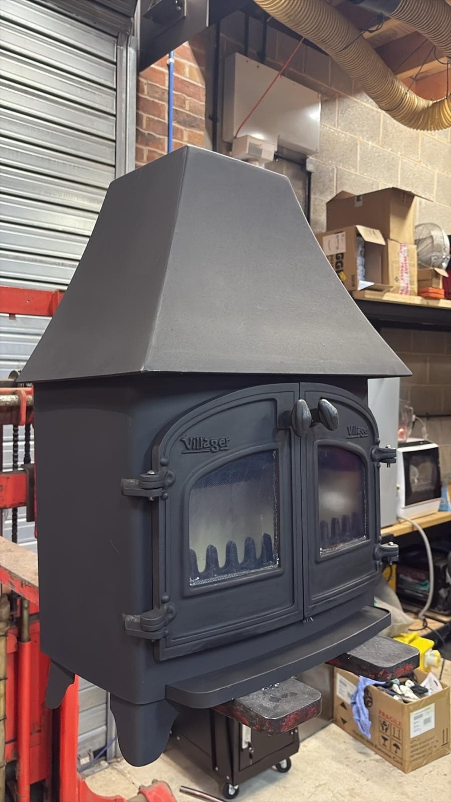 Villager Canopy Stove, 7kW MULTIFUEL, COAL (log,wood+burner),   🚚🚚🚚 4