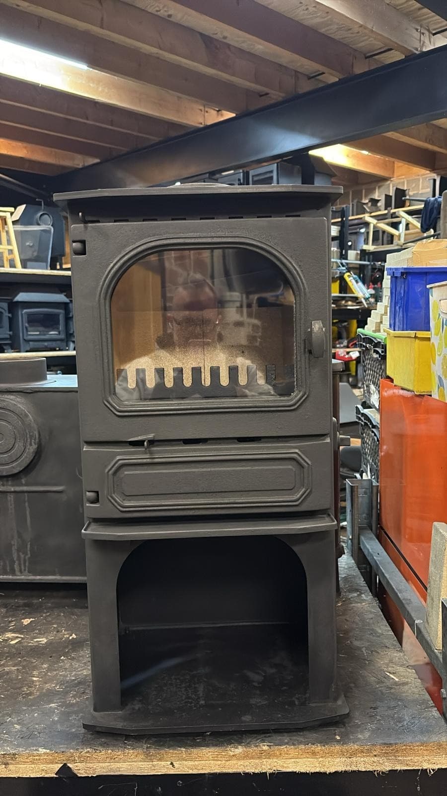 Dunsley Highlander 5 Stove on stand 5kw, , MULTIFUEL, (log,wood+burner) 🚚