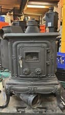 Vintage Cast iron Parlour Gas stove 4.7kw  small gas stove