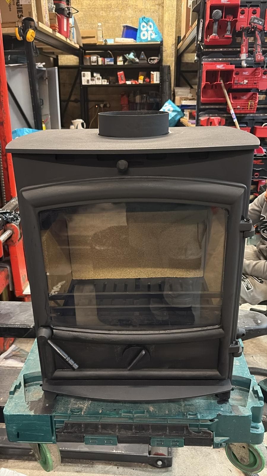Fireline FX5W Wide Screen 5kW Multi-Fuel Stove  (log,wood+burner), , 🚚🚚🚚 5