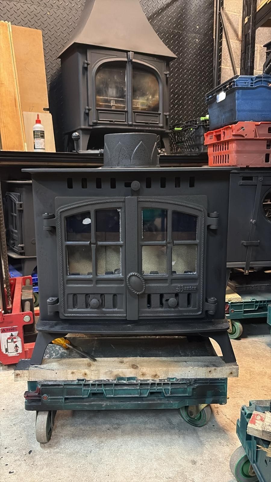 Hunter Herald 8 SLIMLINE  LOG BURNING Stove 5-8kw, Woodburner(log,wood+burner)🚚 3