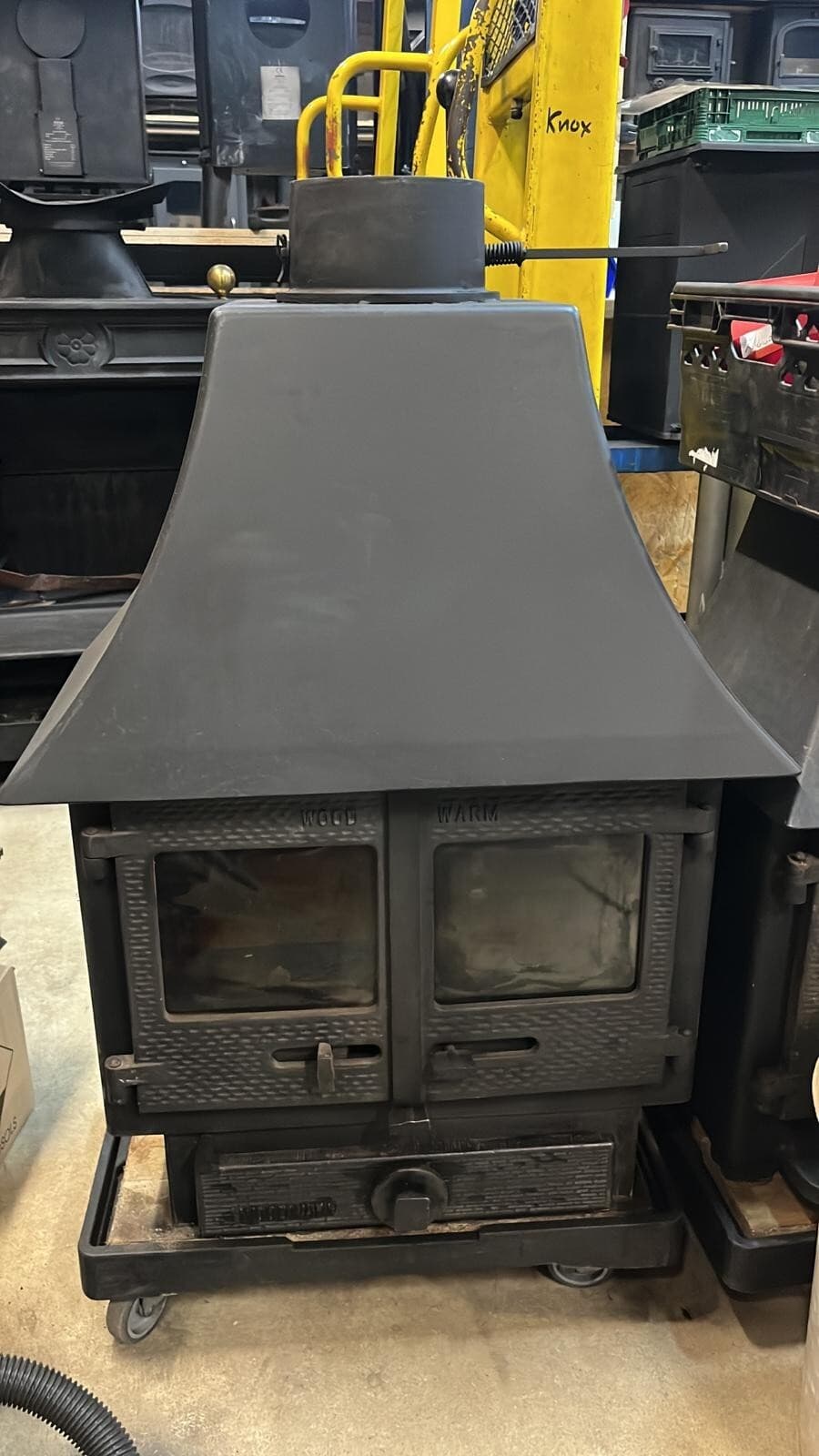 WOODWARM Canopy Stove, 7kW MULTIFUEL, (log,wood+burner), 🚚🚚🚚