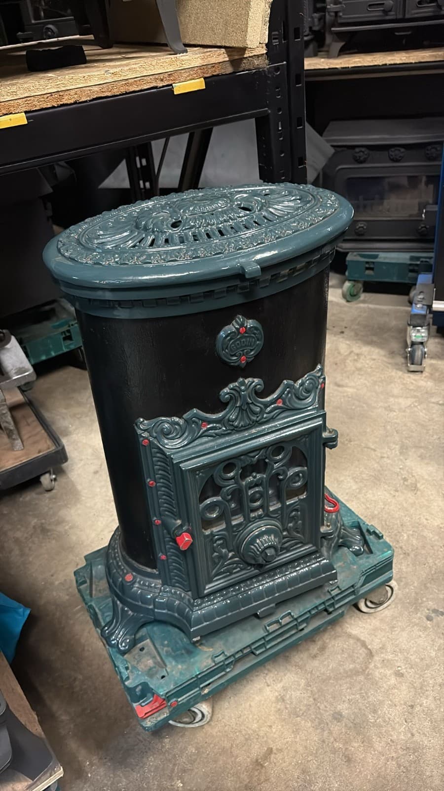 Large Godin Vintage  - mulitifuel Wood Burner Stove — view 2