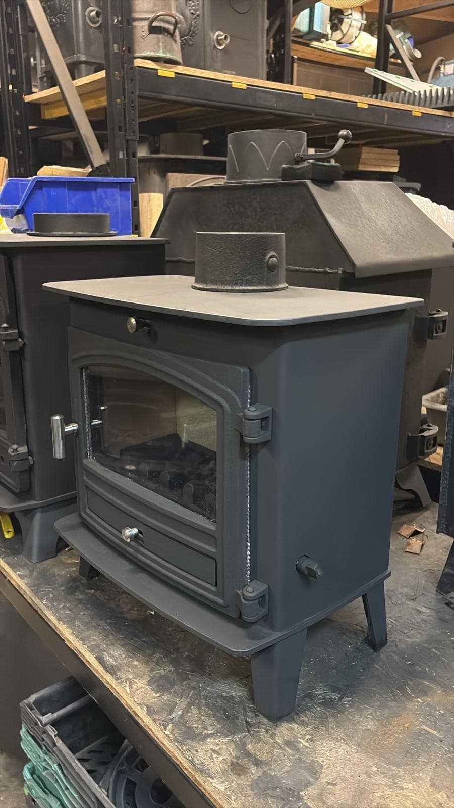Hunter Herald 6 SLIMLINE Stove 5kw, MULTIFUEL, (log,wood+burner),  🚚🚚🚚 4