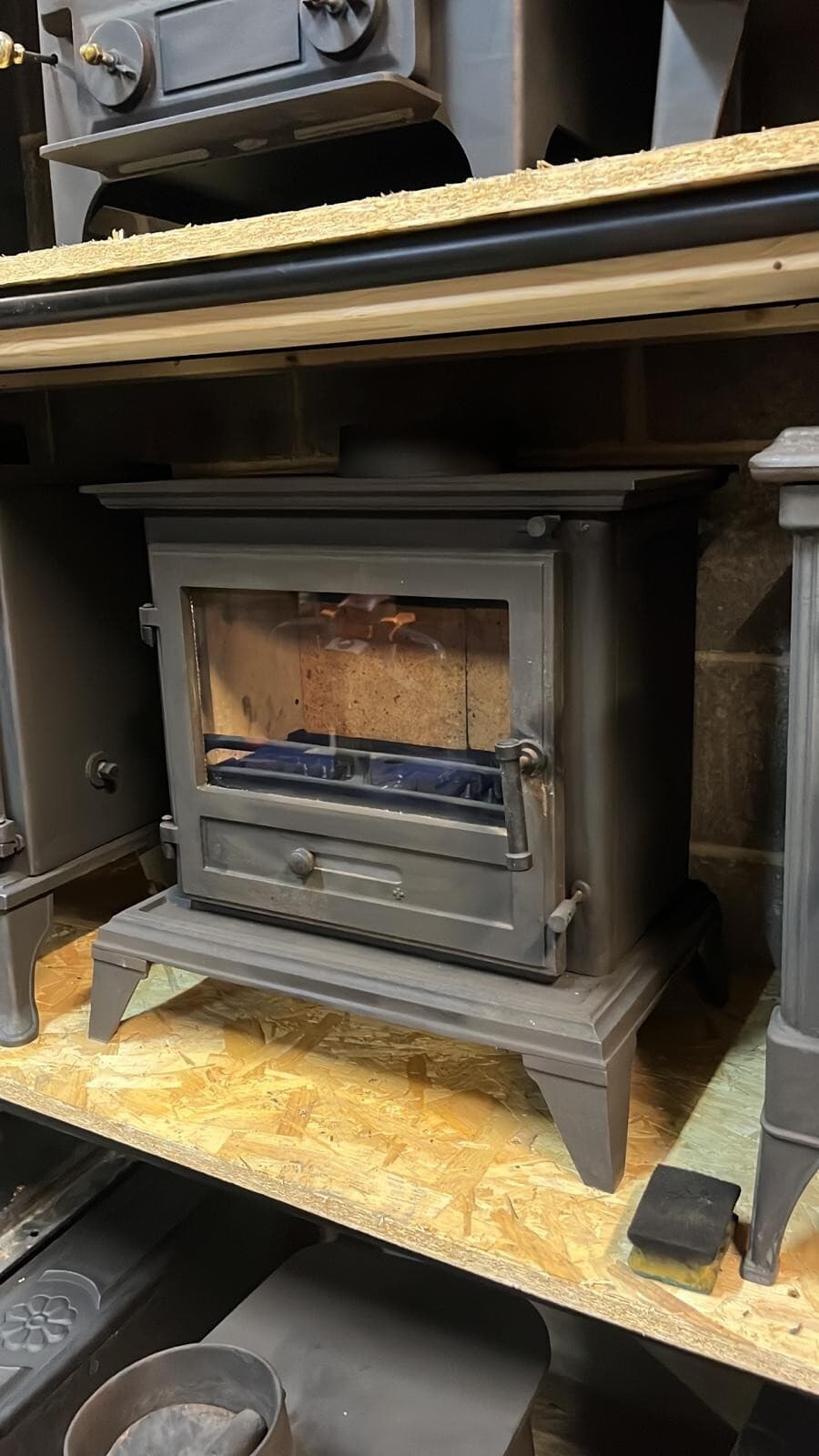 FireFoX 8 STOVE 8KW MULTIFUEL, (log,wood+burner), DEFRA, 🚚🚚🚚 4