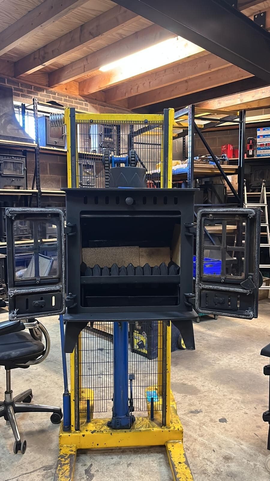 Hunter Herald 4 5kw Stove, MULTIFUEL, (log,wood+burner), DEFRA, eco stove🚚🚚🚚 3