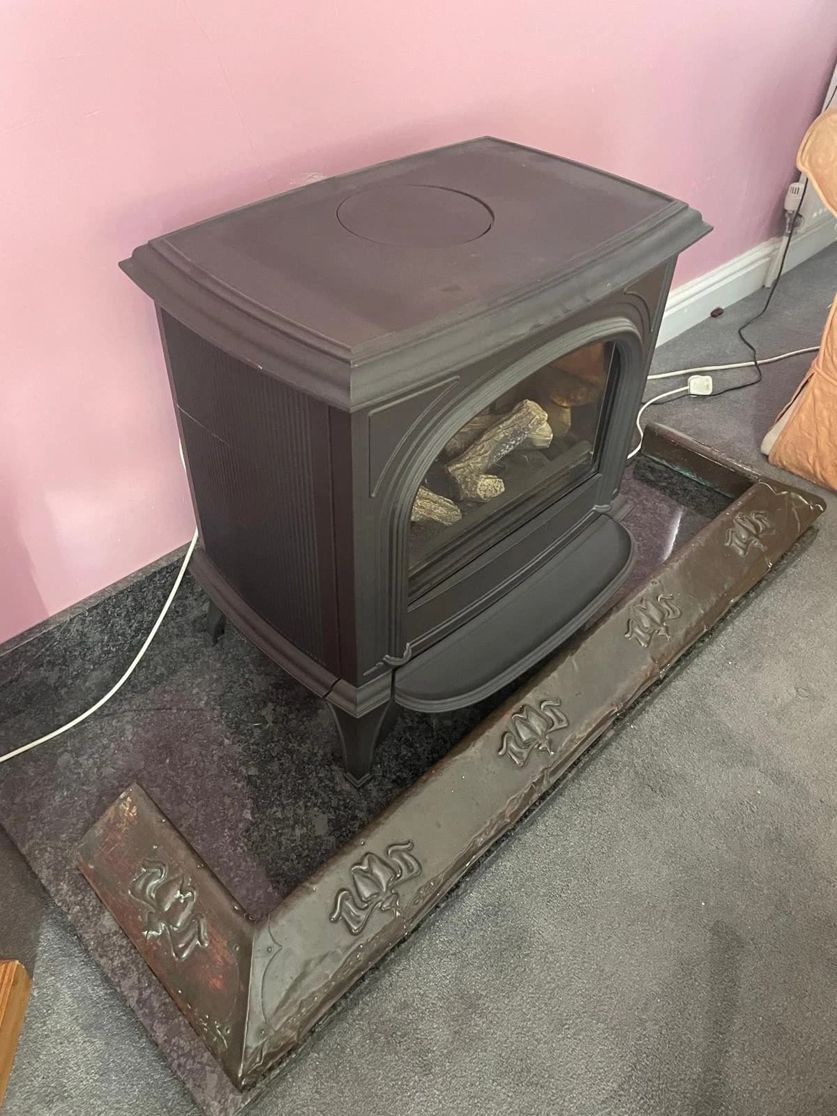 STOVAX GAZCO Huntingdon 20 balanced Flue - Log Effective Stove With Instructions 2