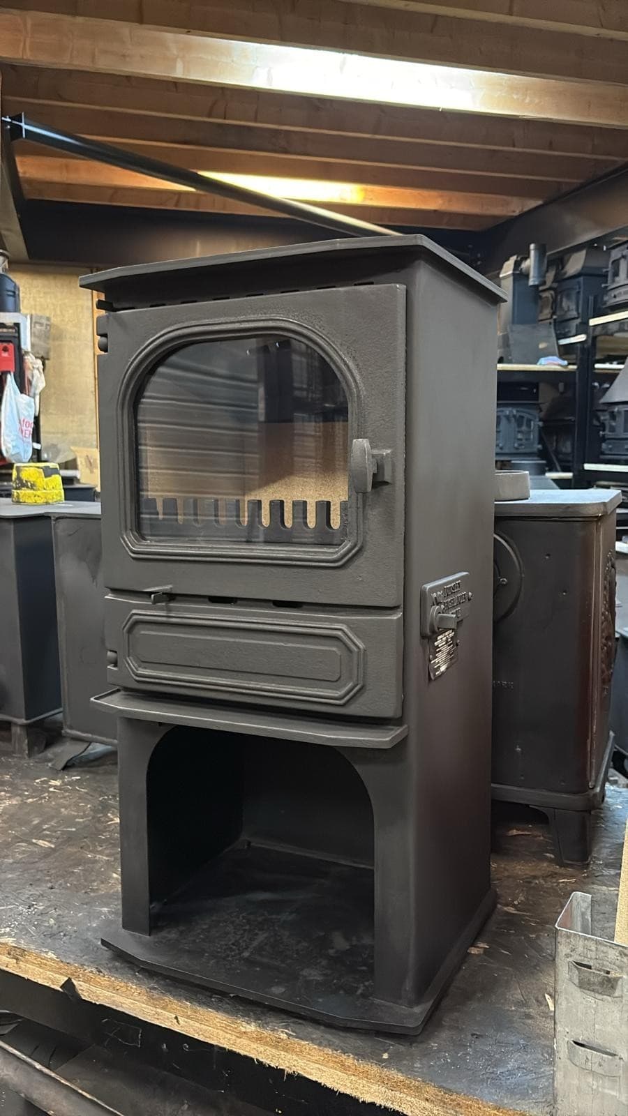 Dunsley Highlander 5 Stove on stand 5kw, , MULTIFUEL, (log,wood+burner) 🚚 3