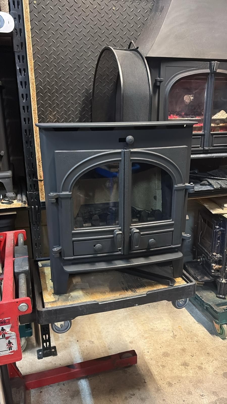 HUNTER Inset Stove 5Kw, Multifuel DELIVERY 4