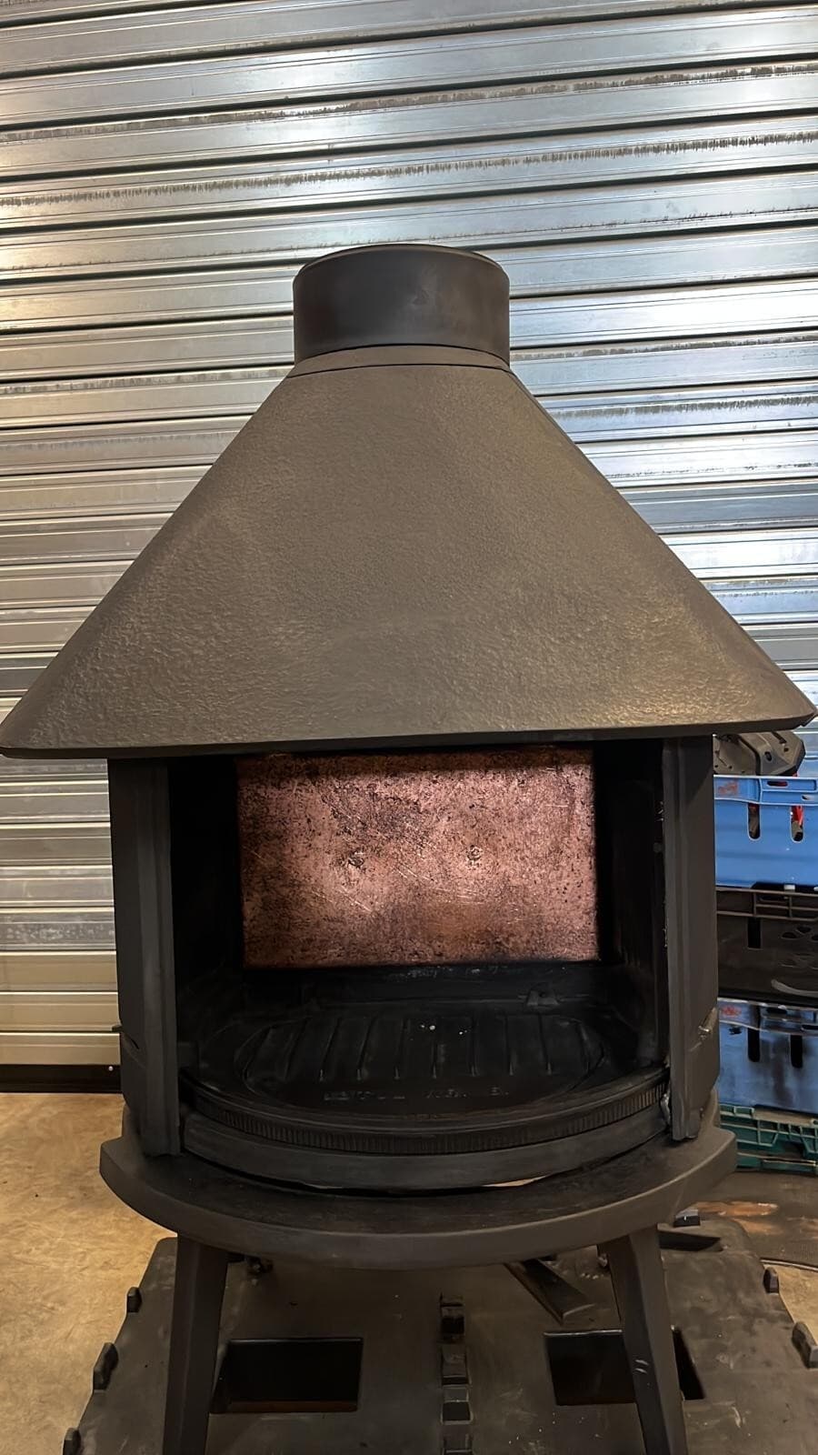 Jotul 6 Vintage Cast Iron Wood Burning BOILER Stove 7” Exit. LARGE OUTPUT BOILER 2