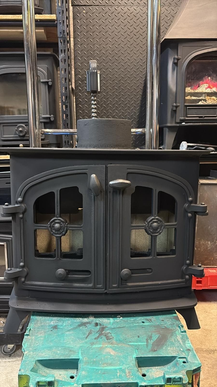 Yeoman EXE Stove 7 Kw, FLAT TOP STOVE, Multifuel,  (log,wood+burner), 🚚🚚 🚚 2