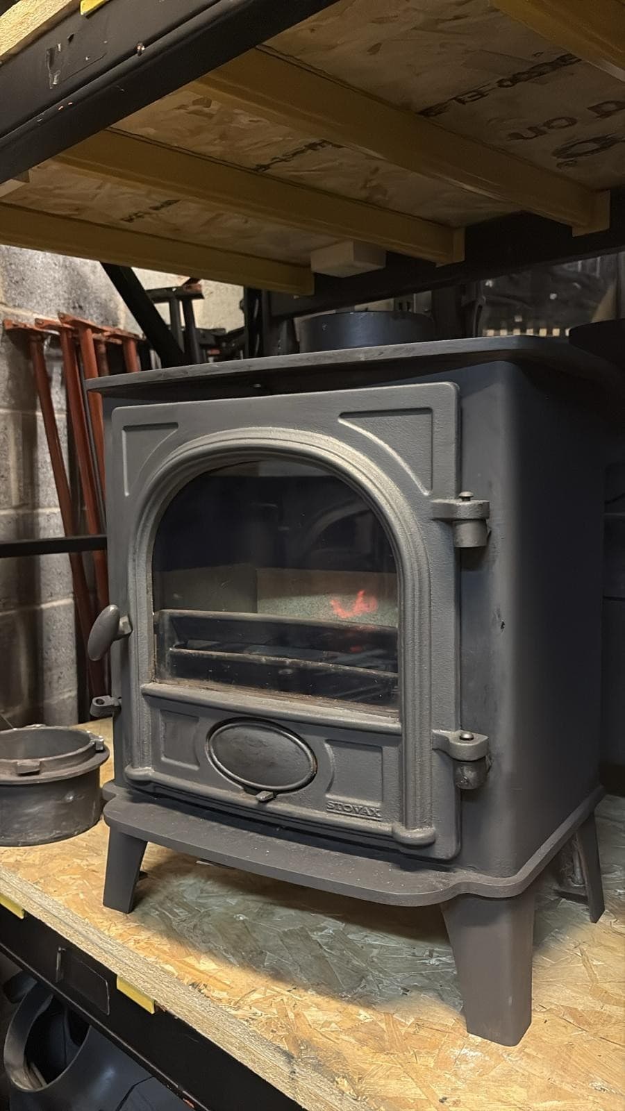 🔥 RESTORED “STOVAX STOCKTON 5” 5KW Multifuel DEFRA stove Wood Log Burner 🔥 2