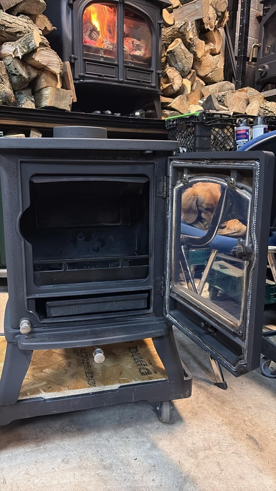 Broseley Cast Iron Stove, 5kW, MULTIFUEL, (log,wood+burner), DEFRA 🚚🚚 2