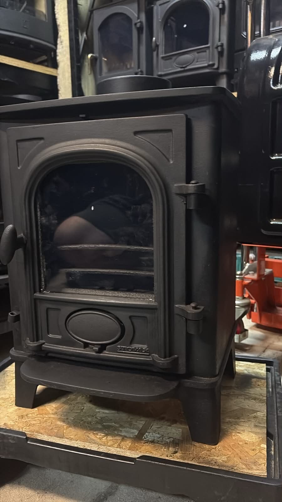 🔥 RESTORED “STOVAX STOCKTON 4   4KW Multifuel DEFRA stove Wood Log Burner 🔥 — view 4