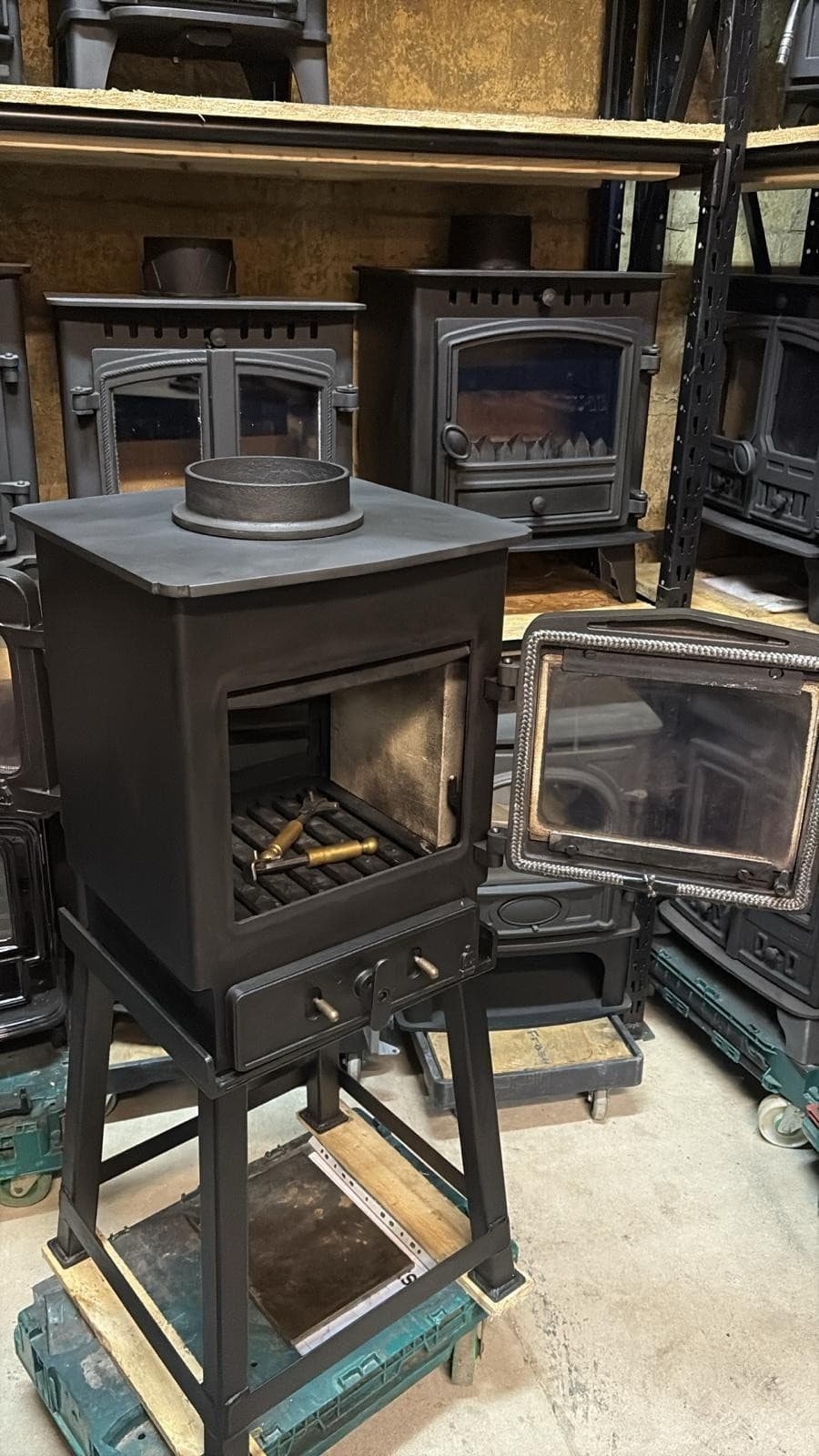 WOODWARM DOUBLE SIDED Stove, 5kW MULTIFUEL, COAL (log,wood+burner), 🚚🚚 4