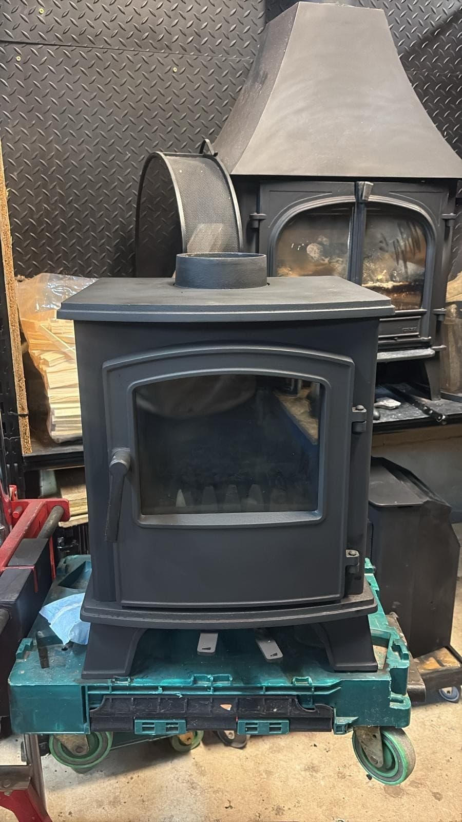 Broseley Cast Iron Stove, 5kW, MULTIFUEL, (log,wood+burner), DEFRA 🚚🚚 5