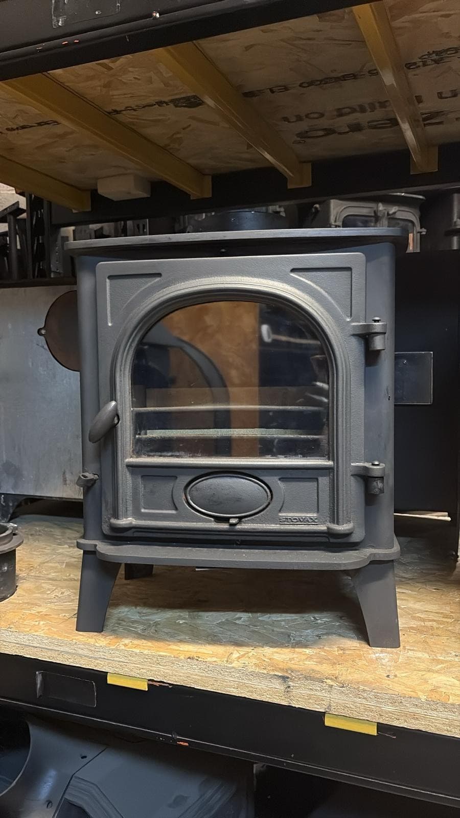 🔥 RESTORED “STOVAX STOCKTON 5” 5KW Multifuel DEFRA stove Wood Log Burner 🔥 3