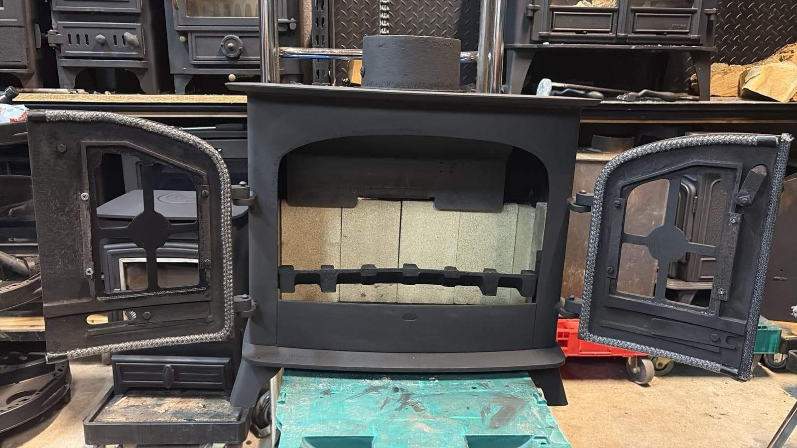 Yeoman EXE Stove 7 Kw, FLAT TOP STOVE, Multifuel,  (log,wood+burner), 🚚🚚 🚚 3