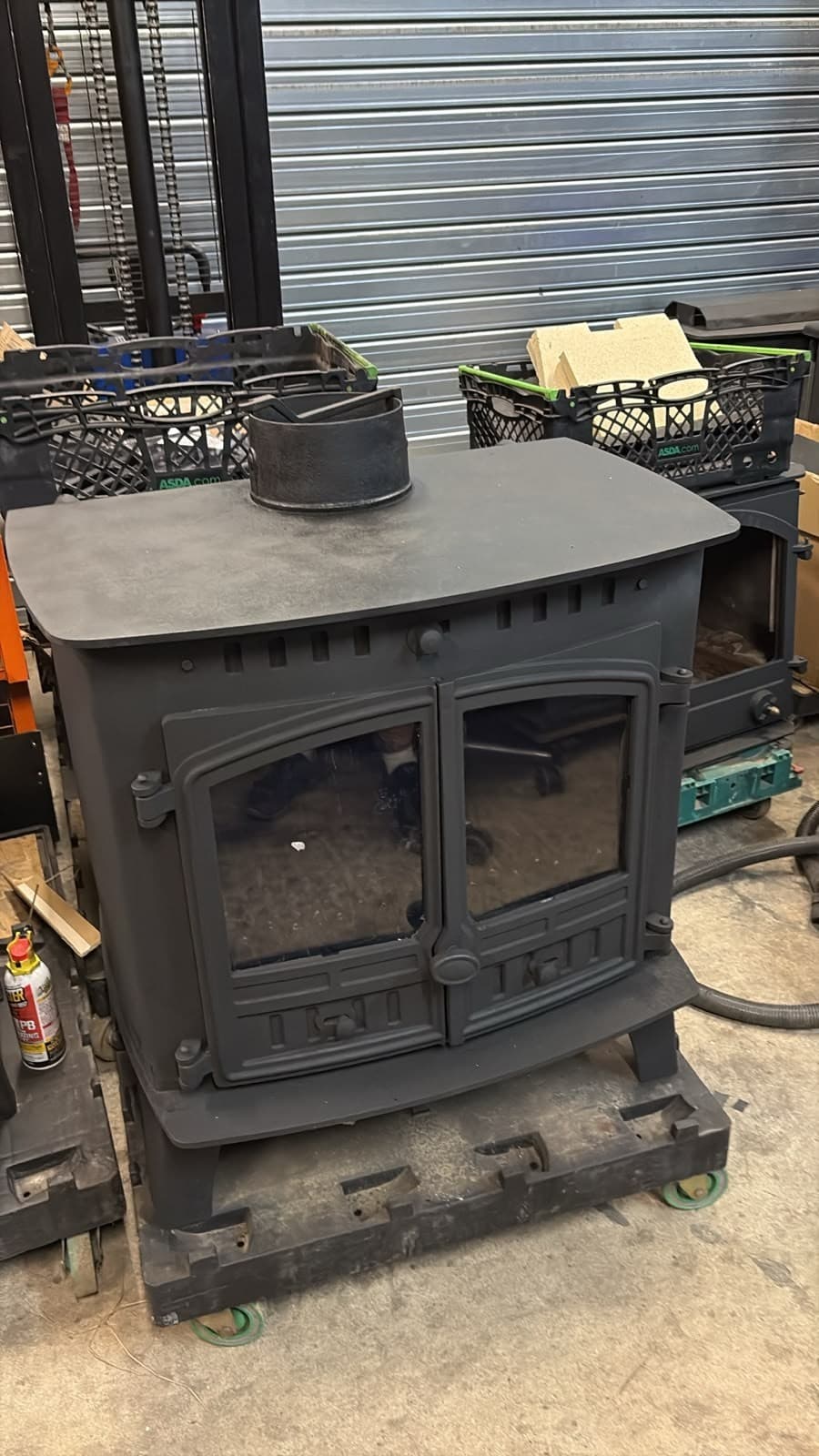 Hunter Herald  80B BOILER Stove, 20KW, MULTI-FUEL, (log,wood+burner) BOILER 🚚🚚 — view 2