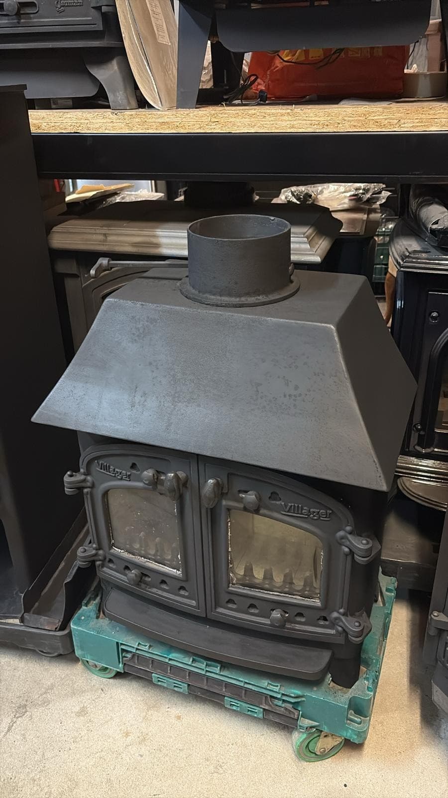 VILLAGER B range stove Stove, 7kW WOODBURNER, (log,wood+burner), 🚚🚚🚚 5