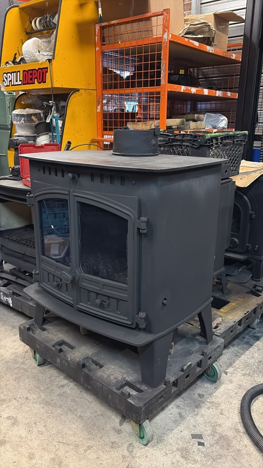 Hunter Herald  80B BOILER Stove, 20KW, MULTI-FUEL, (log,wood+burner) BOILER 🚚🚚 — view 4