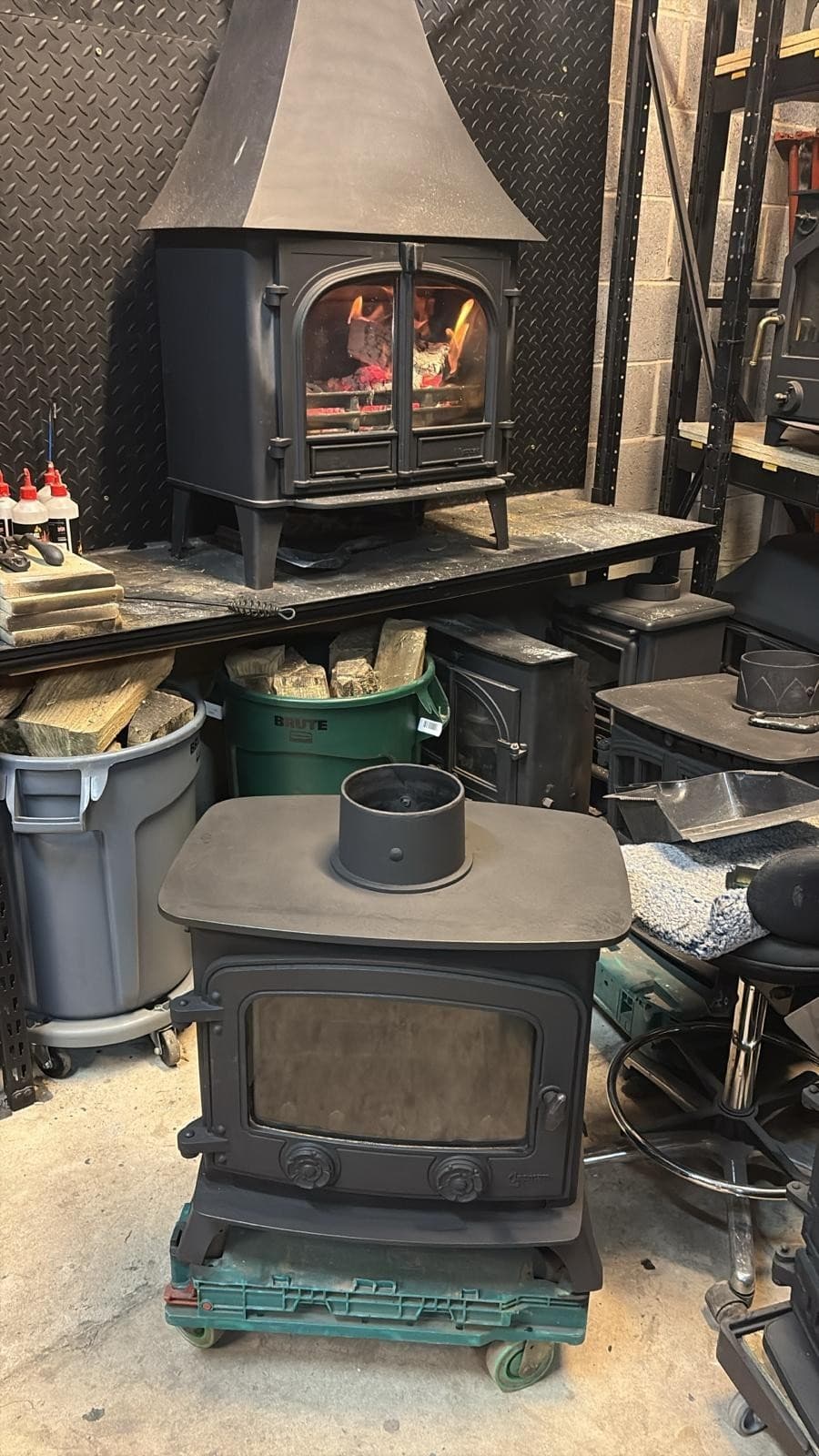 Yeoman Devon Stove 7Kw, DOUBLE SIDED/FRONTED WOODBURNER (log,wood+burner), 🚚🚚 2