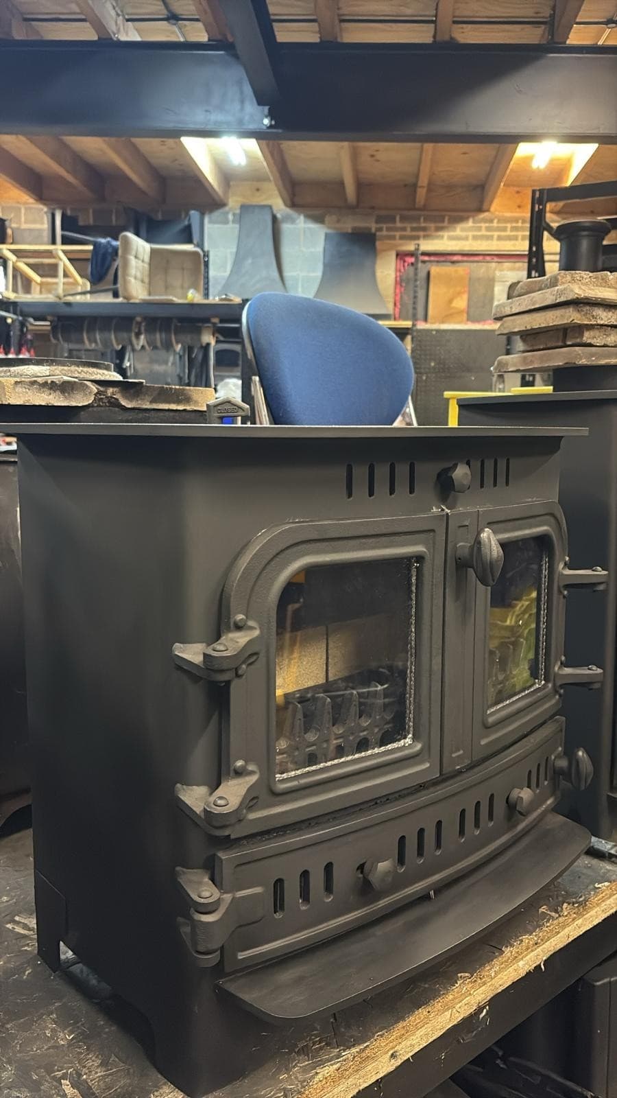 Villager Bayswater  Stove, 7kW, MULTIFUEL, COAL (log,wood+burner),   🚚🚚🚚🚚 4