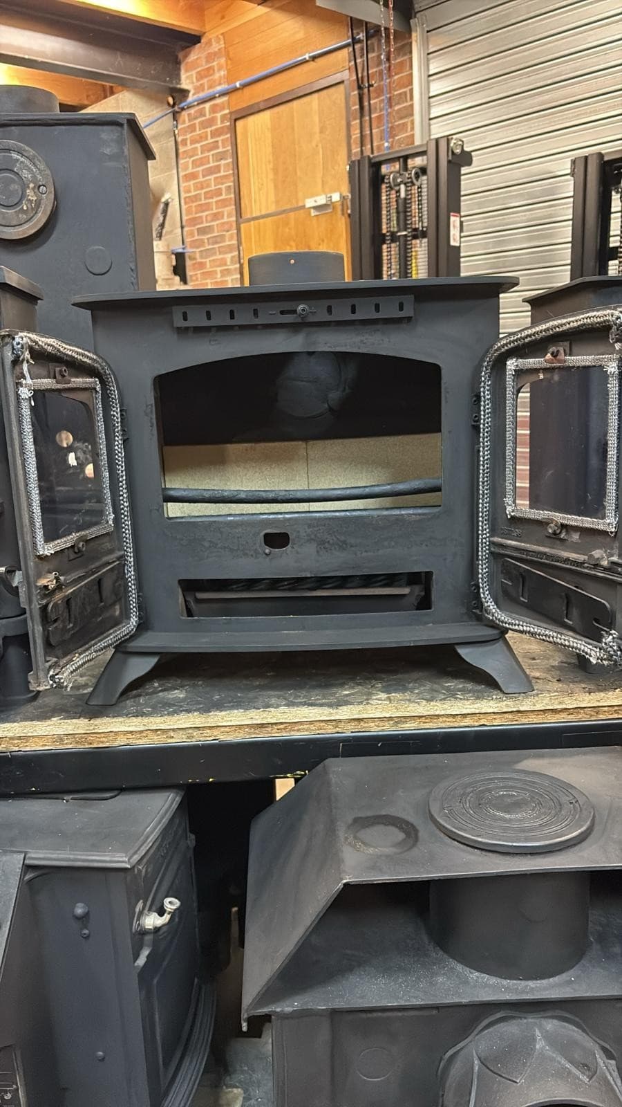 Aarrow Hamlet 5kw widescreen 60cm Stove, MULTIFUEL, (log,wood+burner), 🚚🚚🚚 4