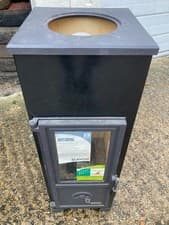 HEISSBERG SUPRA LOG BURNING STOVE 7KW  NEW AND UNUSED