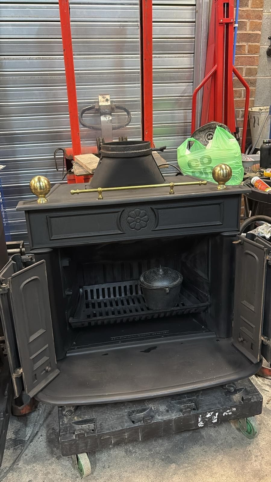 Regency Franklin Stove 10-14Kw, MULTIFUEL, (log,wood+burner), MASSIVE 85CM 🚚🚚 5