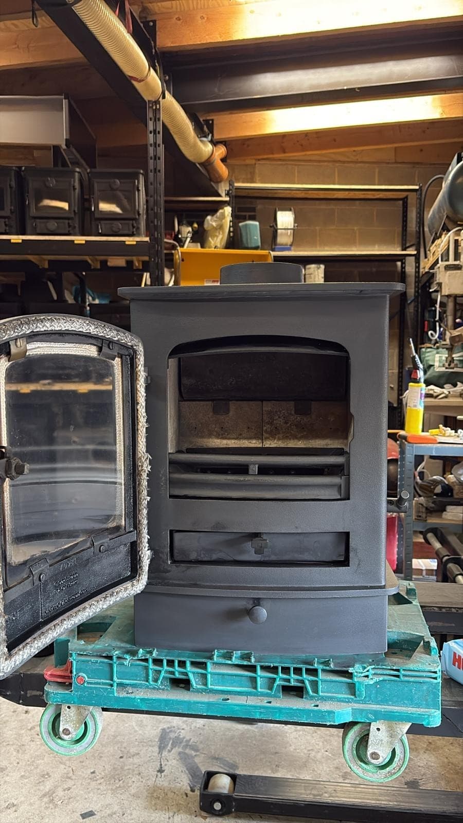 🔥 RESTORED “CHARNWOOD COVE 1” 5KW Multi Fuel Log Stand Defra Stove RRP £1676 🔥 5
