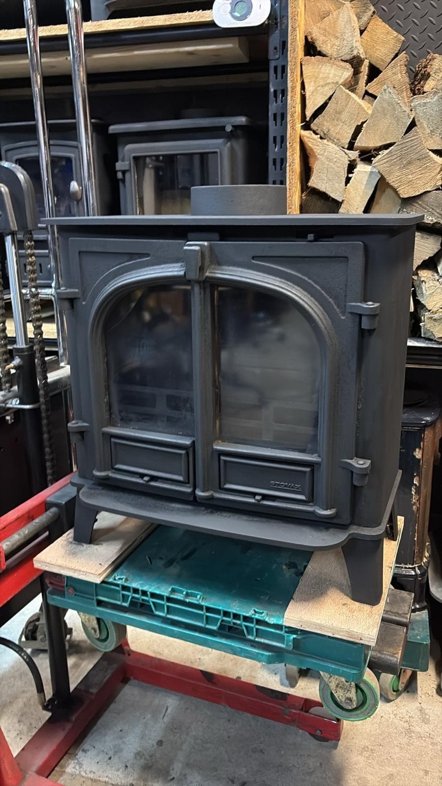 Stovax Stockton 8,  SLIMLINE 6kW, Muiltifuel Stove (log,wood+burner),DEFRA, 🚚🚚 3