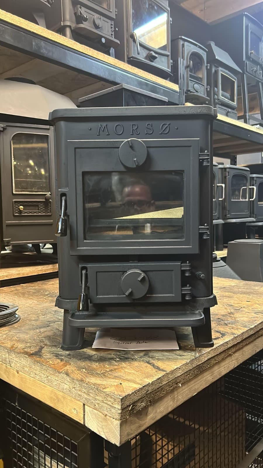 Morso Squirrel 1410 BOILER Stove, 5kW, MULTIFUEL, (log,wood+burner), BOILER🚚🚚