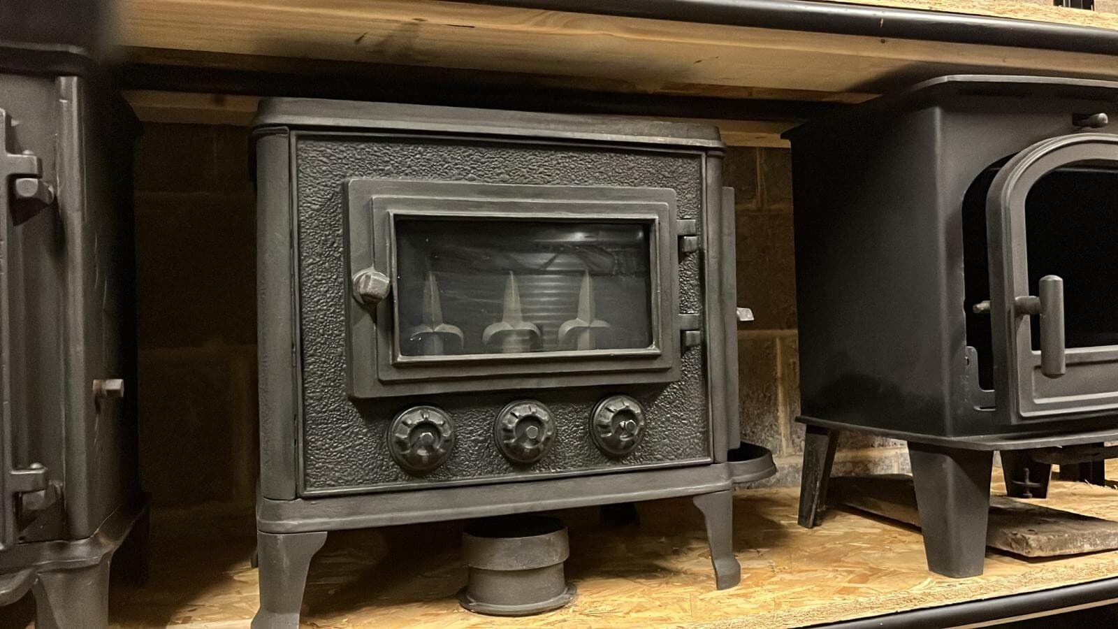 Cast Iron Stove 2 Sided Corner Stove, Woodburner, (log,wood+burner), 🚚🚚🚚 2