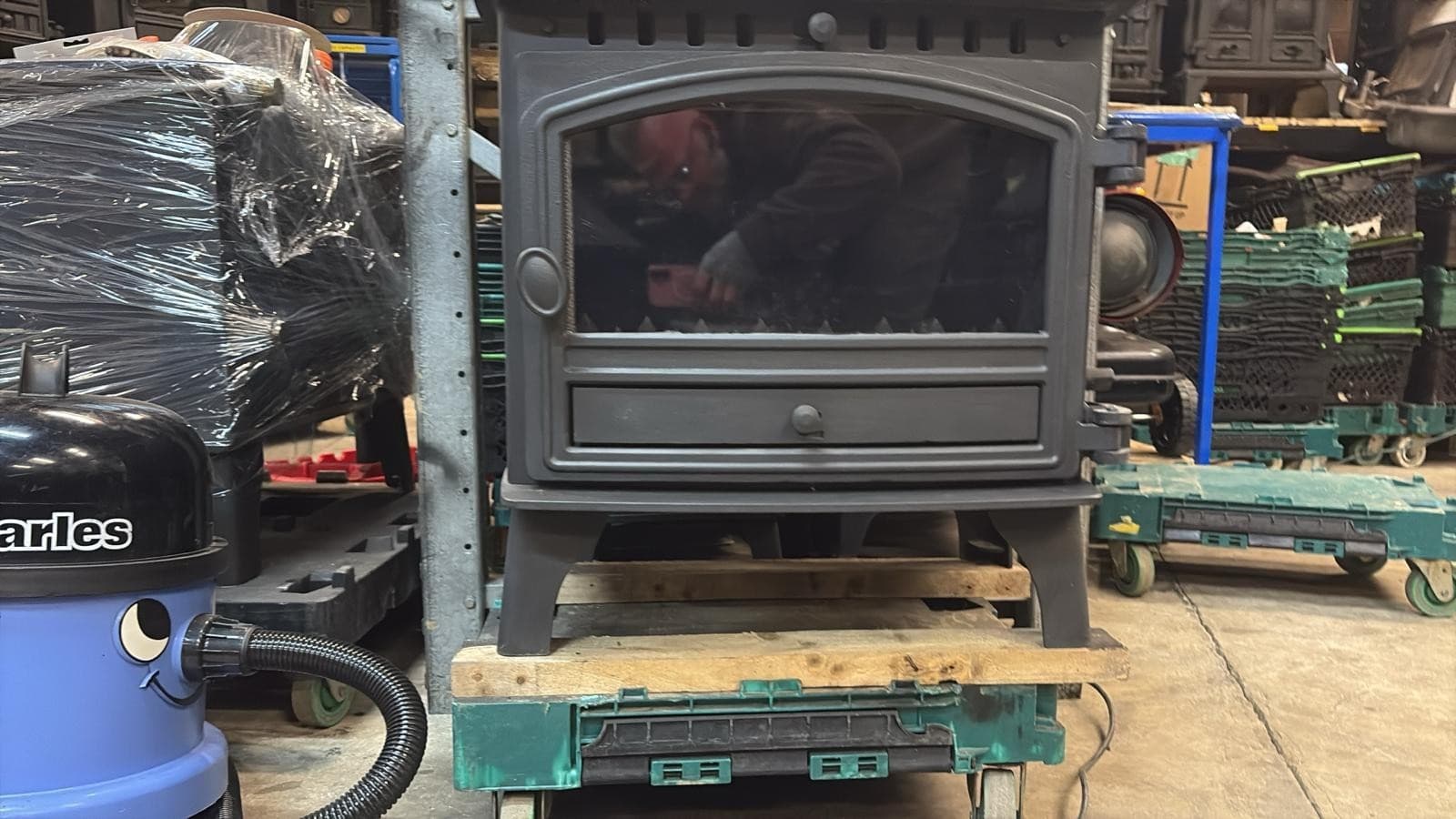 Hunter Herald 8 Stove 8kw, BOILER, MULTIFUEL, (log,wood+burner), , 🚚🚚🚚 5