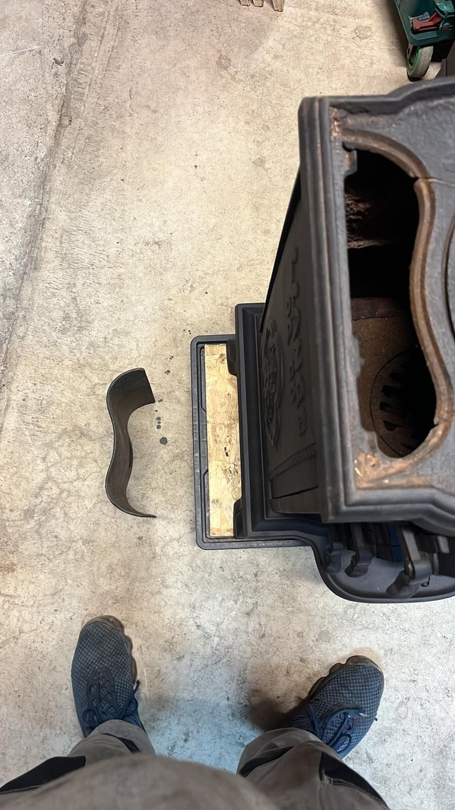 LLANGE SVENDBORD, VINTAGE, CAST IRON STOVE, MULTIFUEL, (log,wood+burner), 🚚🚚🚚 3