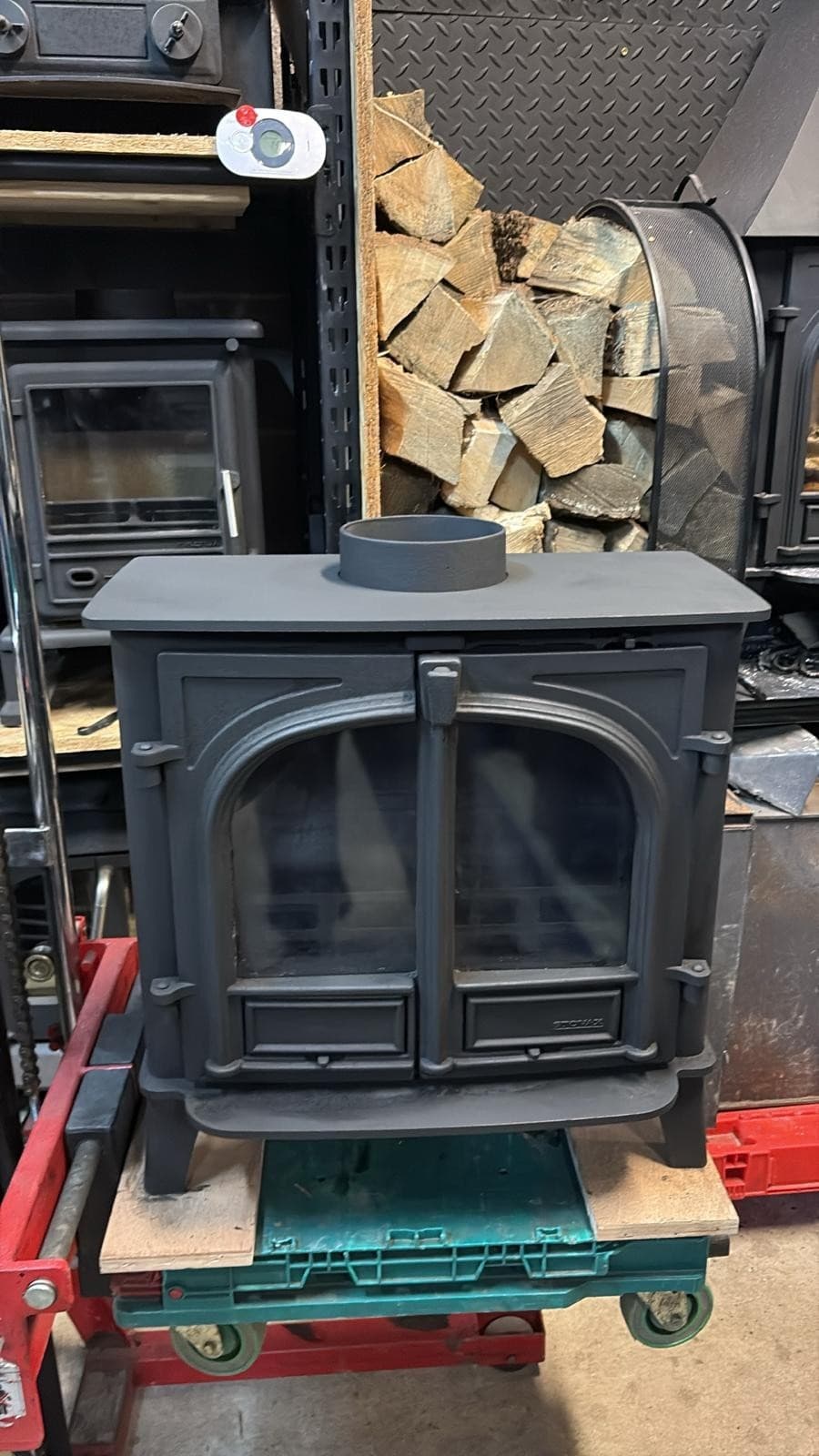 Stovax Stockton 8,  SLIMLINE 6kW, Muiltifuel Stove (log,wood+burner),DEFRA, 🚚🚚 4