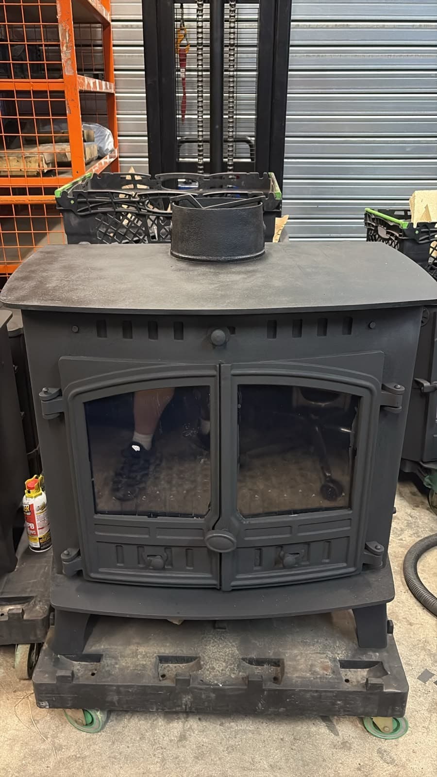 Hunter Herald  80B BOILER Stove, 20KW, MULTI-FUEL, (log,wood+burner) BOILER 🚚🚚