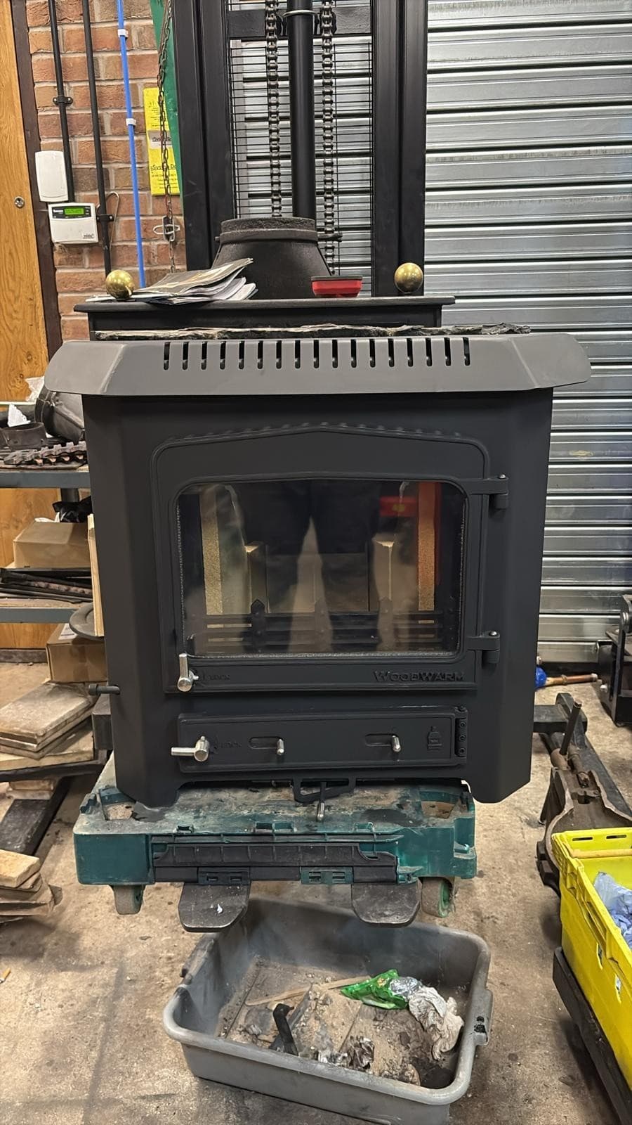 Woodwarm Fireview Cleanburn Inset Stove 4Kw, Multifuel DELIVERY LOGBURER 4