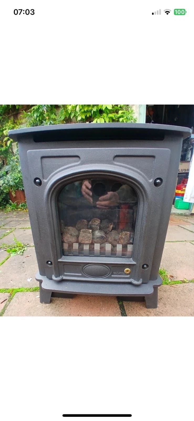 GAZCO STOCKTON 4 SMALL MAINS/NATURAL GAS STOVE 2.5-4.5KW